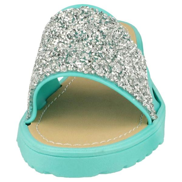 Savannah Ladies Savannah Open Toe Glitter Front Sandals
