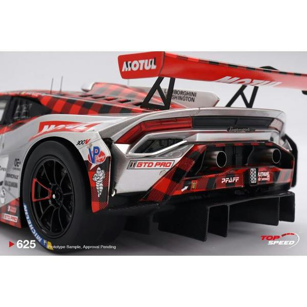 a red and white race car