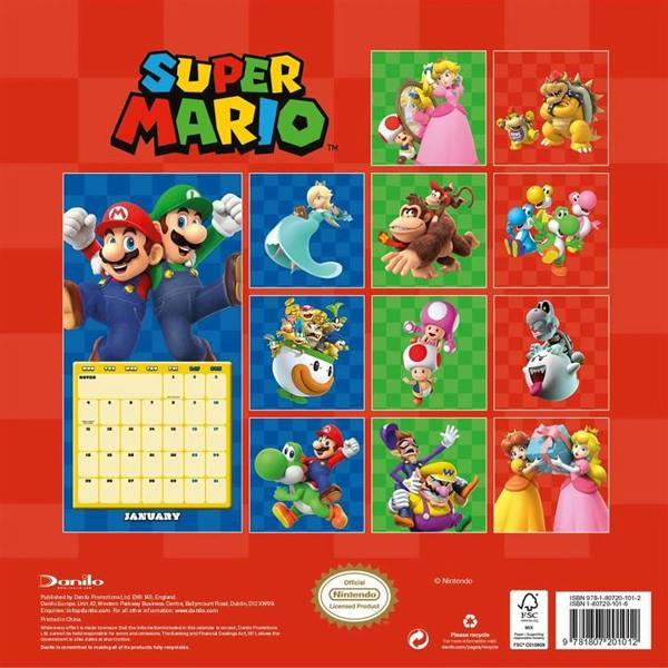 Nintendo, Super Mario Calendar 2027, Wall Calendars, Month To View, Entertainment, Gift