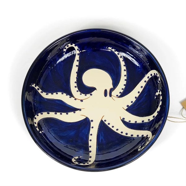 Birds Eye Large Blue Salad Bowl