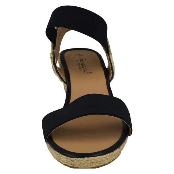 Savannah Womens Savannah Slip On Wedge Heeled Sandal F2297