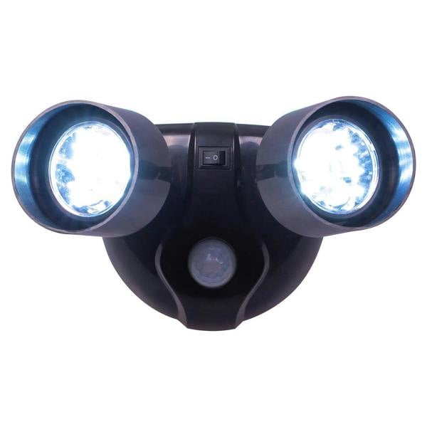 10 LED Twin Head Motion Sensor Security Light