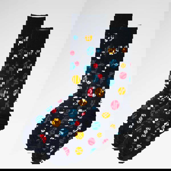 Jemsox Line Spot Design Mens Socks – Organic Cotton Crew