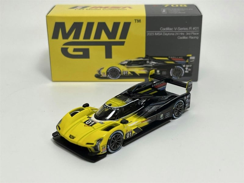 Mini GT Cadillac V series R #01 2023 IMSA Daytona 24 hrs Cadillac Racing 1:64 Mini GT MGT00708L