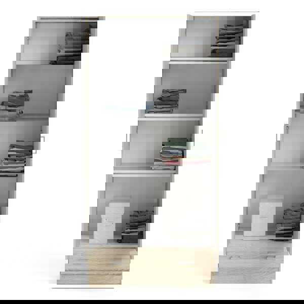 Furniture To Go Space Wardrobe with 2 Doors + 1 Drawer in Oak 1750