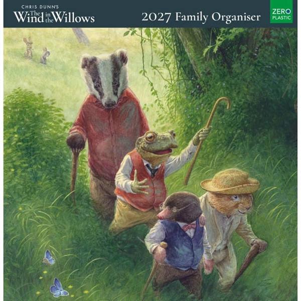 Wind in the Willows Family Organiser 2027, Family Planners, Month To View, History & Literature, Gift