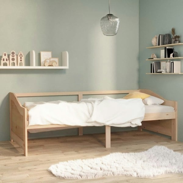 Berkfield 3-Seater Day Bed Solid Pinewood 90x200 cm