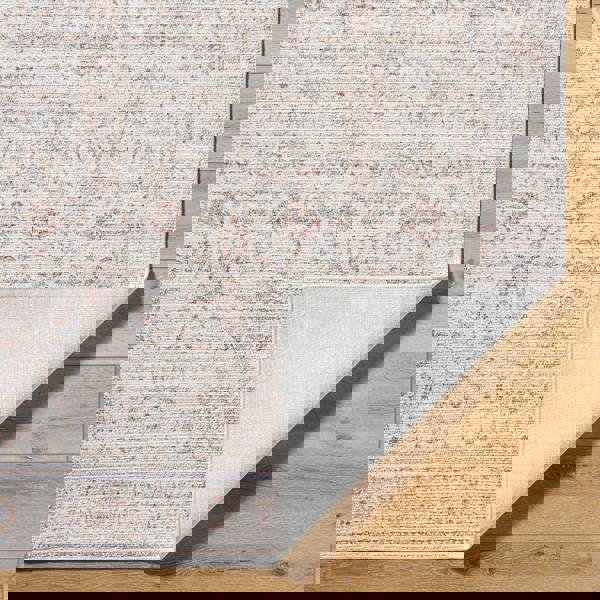 Livabliss Our Pnw Home Spokane-Vintage Beige Brown Blue Traditional Boho Rug