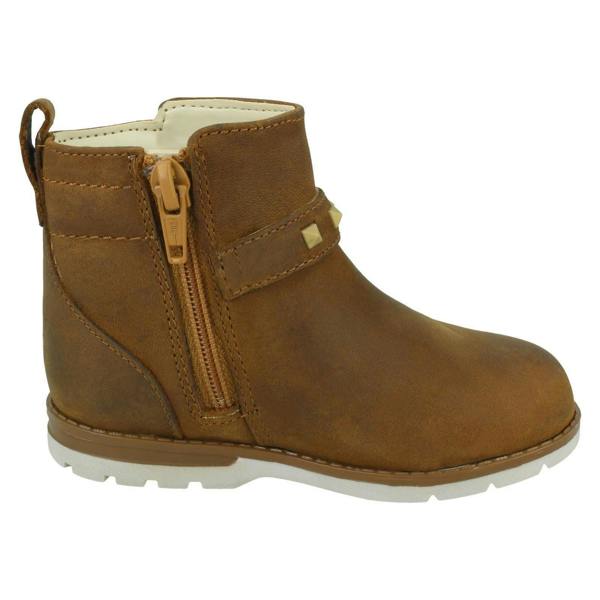 Clarks Girls Clarks Casual Ankle Boots Dabi Trim