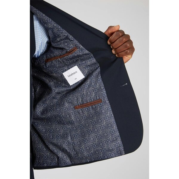 Limehaus Regular Fit Navy Jacket