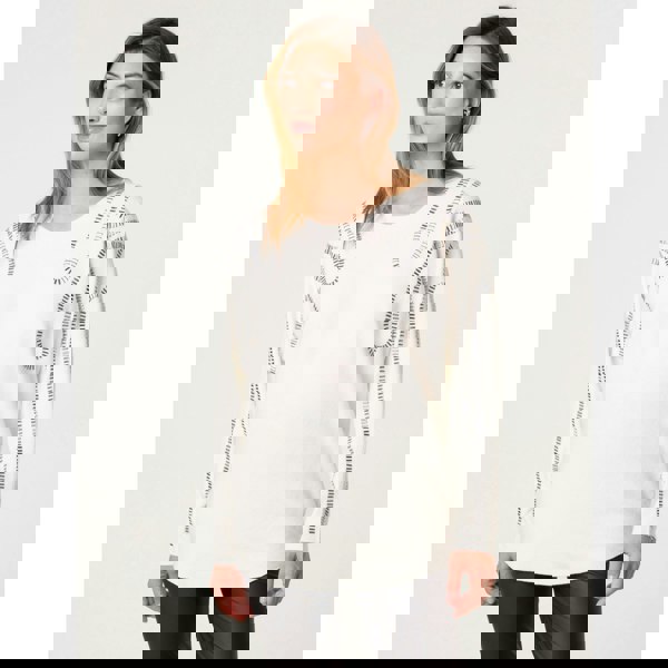 Blue Vanilla Embellished Shoulder Jumper