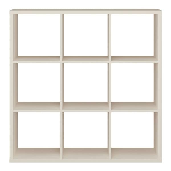 Furniture To Go Mauro 3x3 Storage Unit in Sand