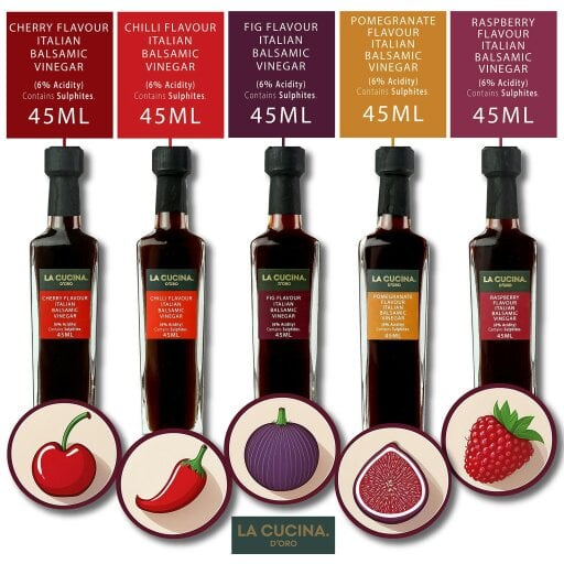 Flavoured Italian Balsamic Vinegar Gift Set