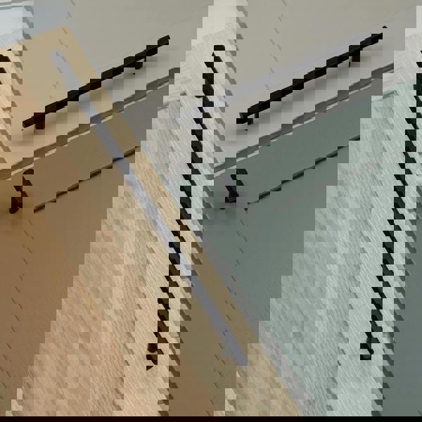 Handle & Home Matt Black Hexagon T-Bar Cabinet Handle & Knob