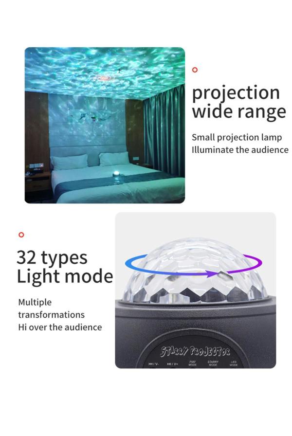 Groundlevel Bluetooth Starry Night LED Light Projector