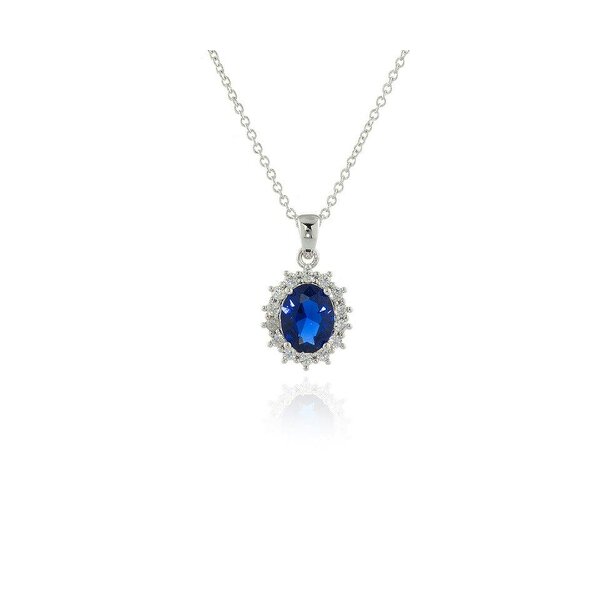 Cachet London Dacia Silver Sapphire Pendant