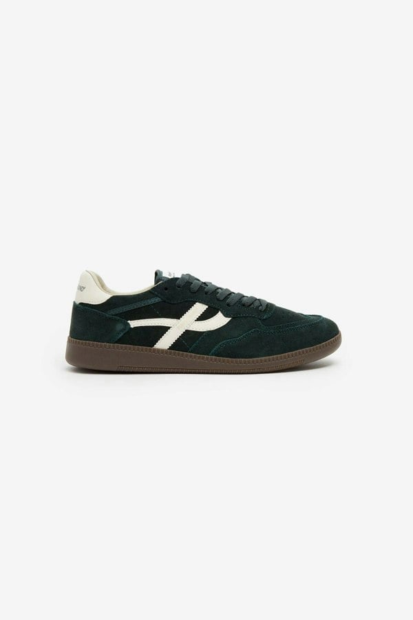 Pompeii Elan Sala Suede Men's Forest/Ecru Trainers