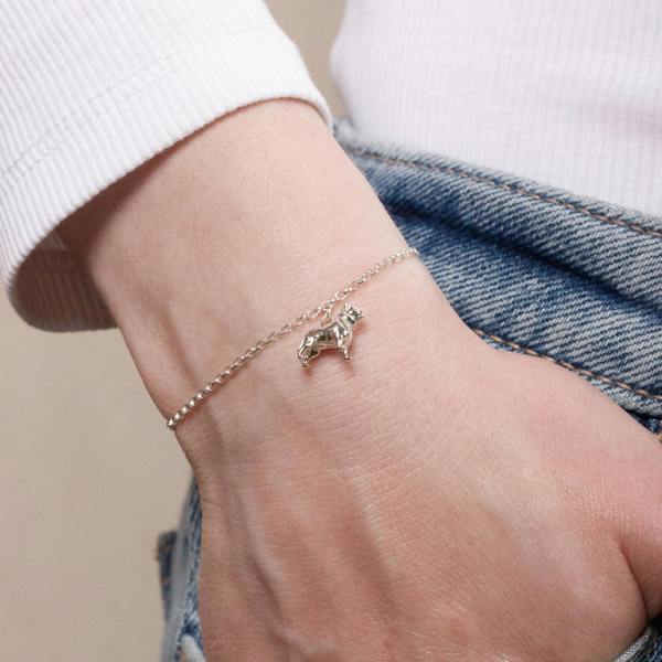 Mylee London Pitbull Chain Bracelet - Personalised - Sterling Silver
