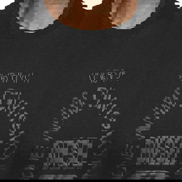 Diesel Unisex Adult Property Of Denim Division Logo T-Shirt - Black - 