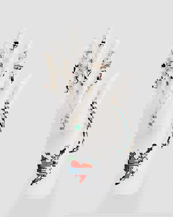 Tattoo Hand Jewellery Holder - Ceramic Display with Inked Attitude