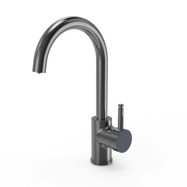 Flode Solo | Single Lever 3 in 1 Instant Boiling Tap | Gun Metal Finish