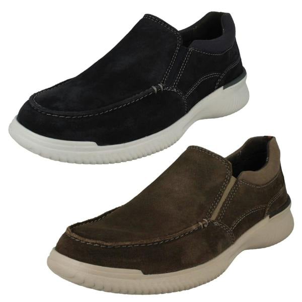 Clarks Mens Clarks Contoured Comfort Slip On Shoes Donaway Free