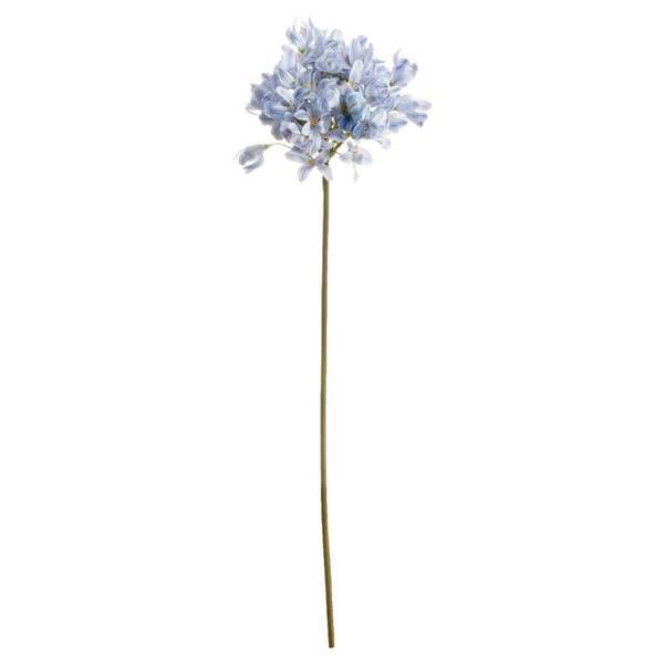 Hill Interiors Agapanthus Artificial Flower - Light Blue - 