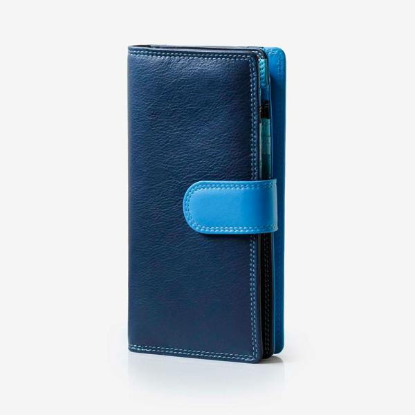 PRIMEHIDE Long Leather Bifold Purse - Victoria London