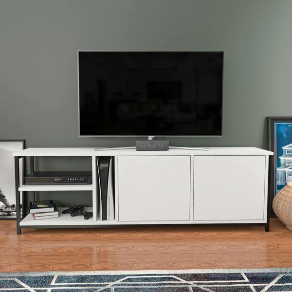 Decorotika Primrose Modern Tv Stand TV Cabinet for TV's up to 72"