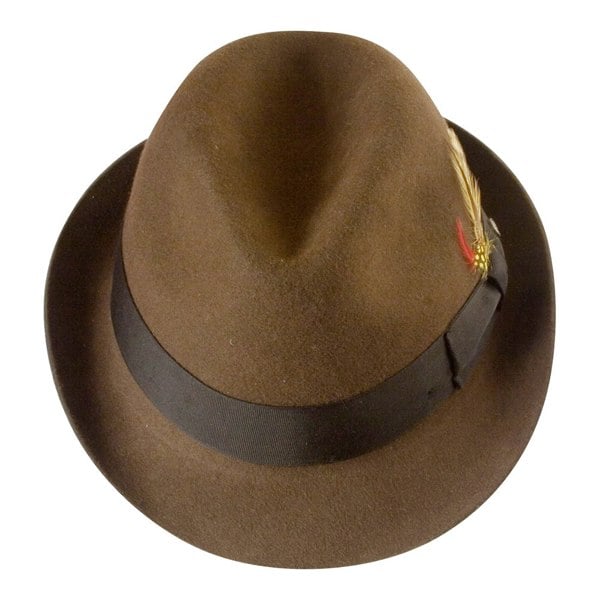 Gamble & Gunn 'Kempton' Brown Fedora