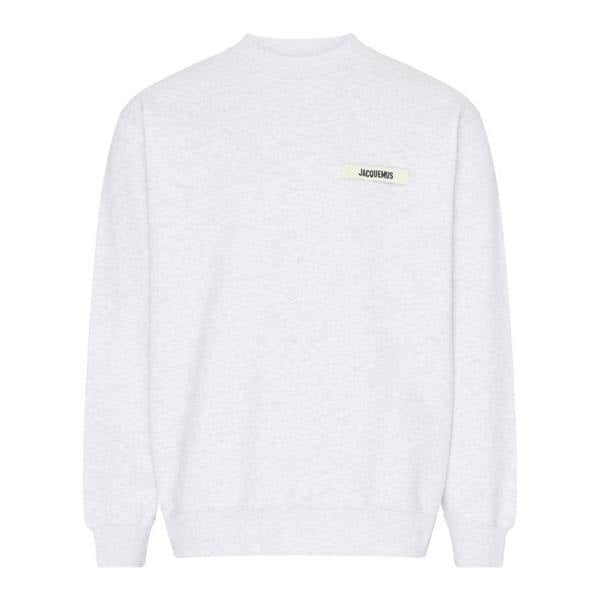 Jacquemus The Gros Grain Sweatshirt   in  Grey