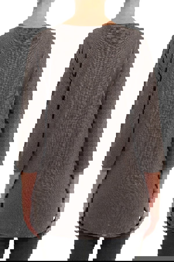 PennyPlain Cross Over Hem Tunic - Taupe