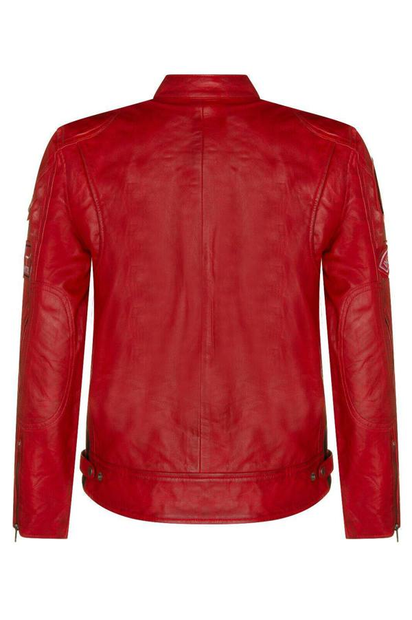 Infinity Leather Mens Racing Leather Biker Jacket-Portland