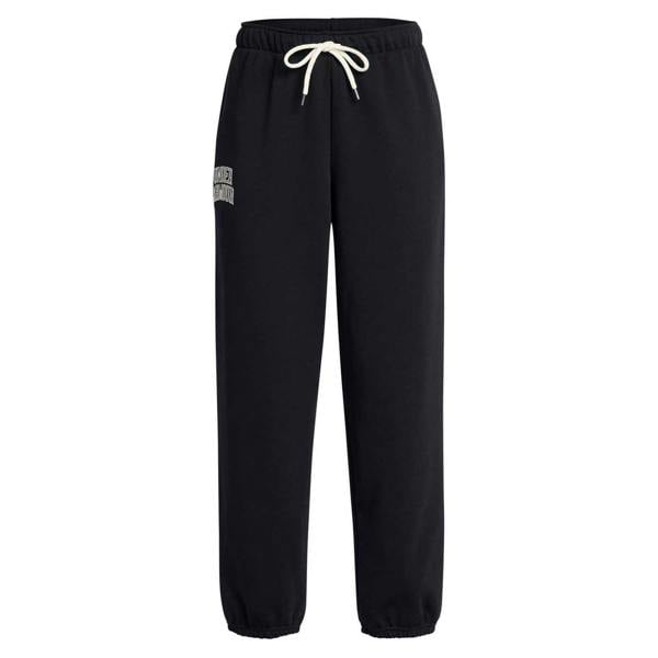 Under Armour Womens/Ladies Terrycloth Icon Joggers - Black - 
