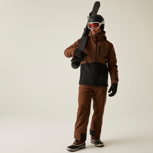 Dare 2B Mens Edge III Ski Jacket - Dark Brown/Black