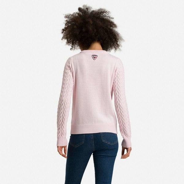 Rossignol Womens Fs Knit U-Neck in Pink