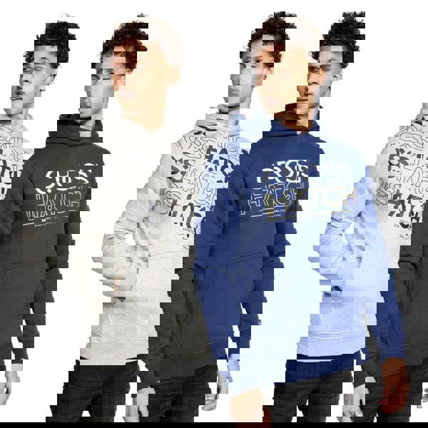 Crosshatch Mens Shardo Hoodie (Pack of 2) - Navy/Grey Marl - 