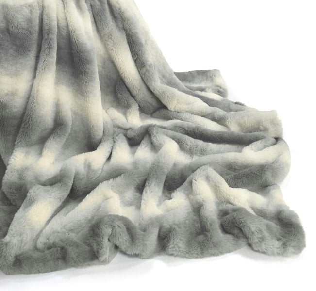 Velosso Nebraska Faux Fur Luxury Throw - 130cm x 150cm