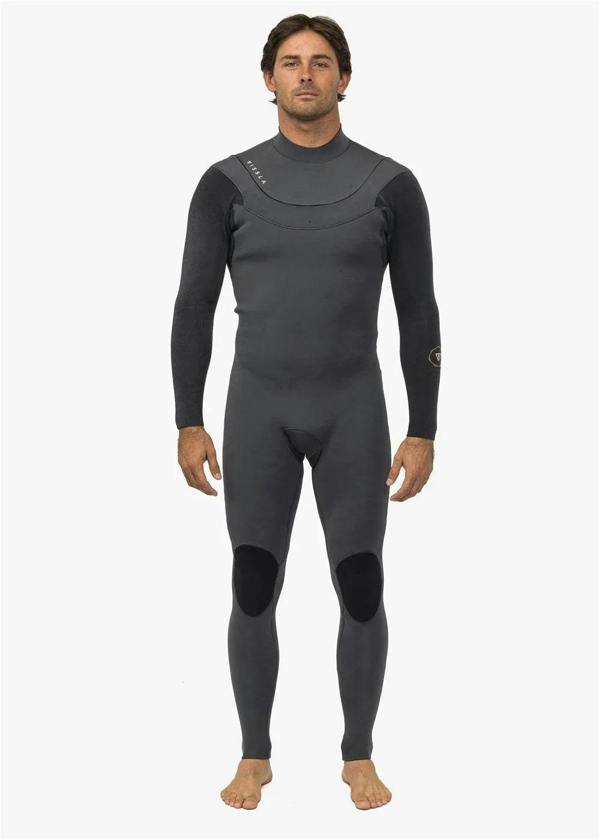 Vissla New Seas 4-3 U-Zip Wetsuit - graphite