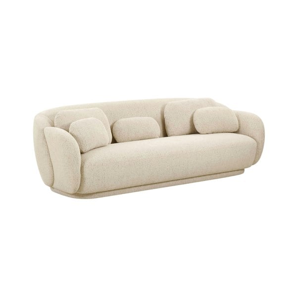 Furniture Edit Misty Cream Boucle Sofa