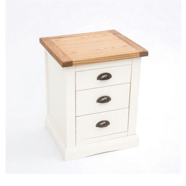 Cabinet Bits Cosenza 3 Drawer Bedside Table