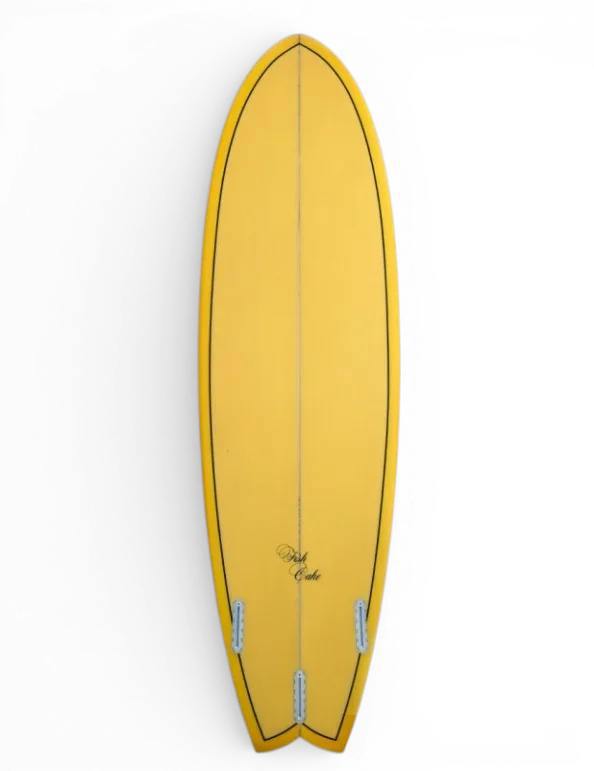 ABC Fishcake Surfboard Yellow 6'3"