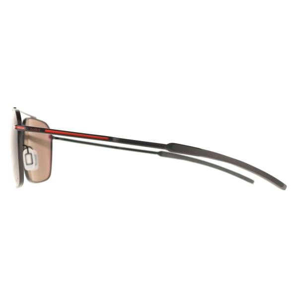 Bolle Sunglasses Flow BS141004 Matte Black Red Volt+ Gun Polarized