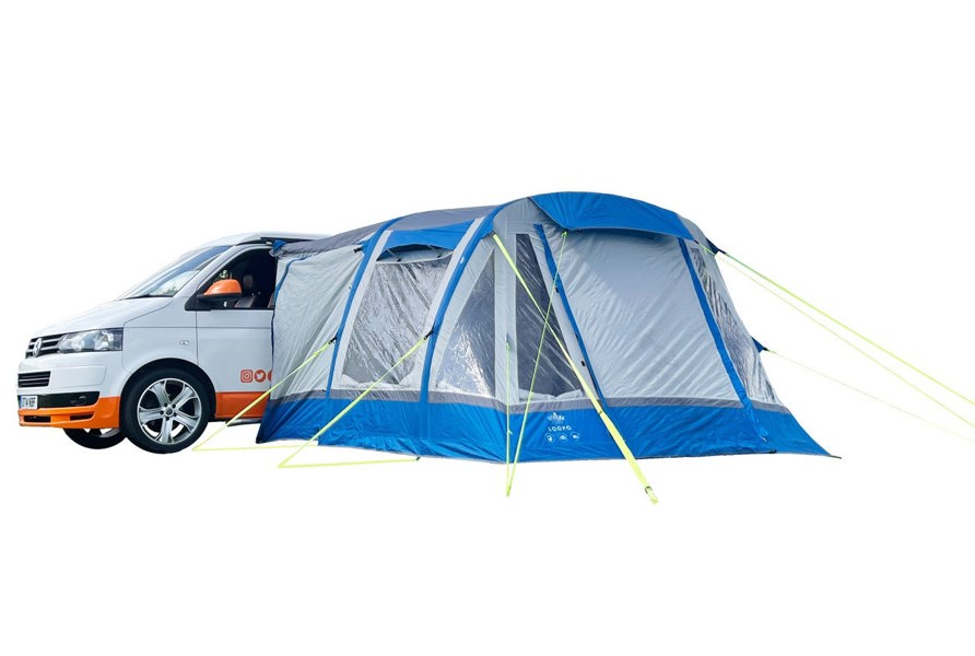 Loopo Breeze® Inflatable Campervan Awning - Blue & Grey OLPRO