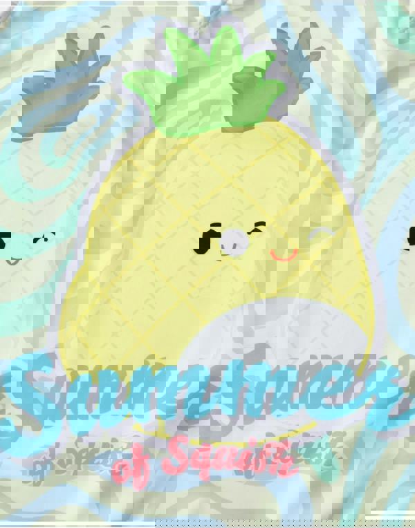 Squishmallows Girls Yellow Summer Of Squish 1 Piece Swimming Costume