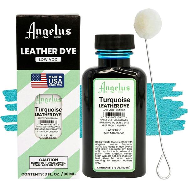 Angelus Low VOC Leather Dye - Non-Flammable Formula 3oz