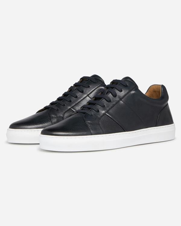 Oliver Sweeney Kendal Leather Mens Trainers - Navy