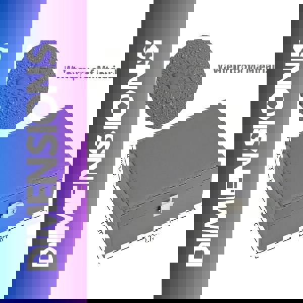 Rafaelo Mobilia 2 Tier Jewellery Box With Lock And Key Grey