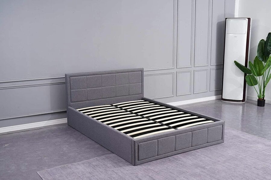 Kosy Koala Ottoman Storage Bed grey 3ft single fabric wooden bedroom