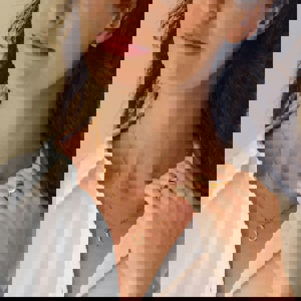 Gold Trip Horseshoe Charm Necklace